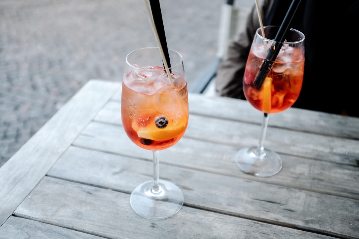 Caribbean Sunset Cocktail